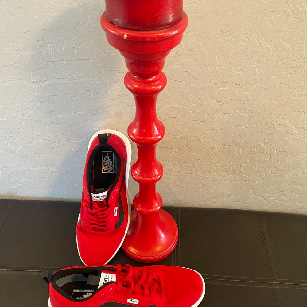 Vans Red Ultra Cush shoes! 🤩